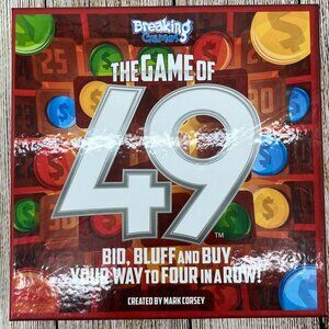 The Game of 49 by Breaking Games Bid, Bluff, and Buy! New in Open‎ Box